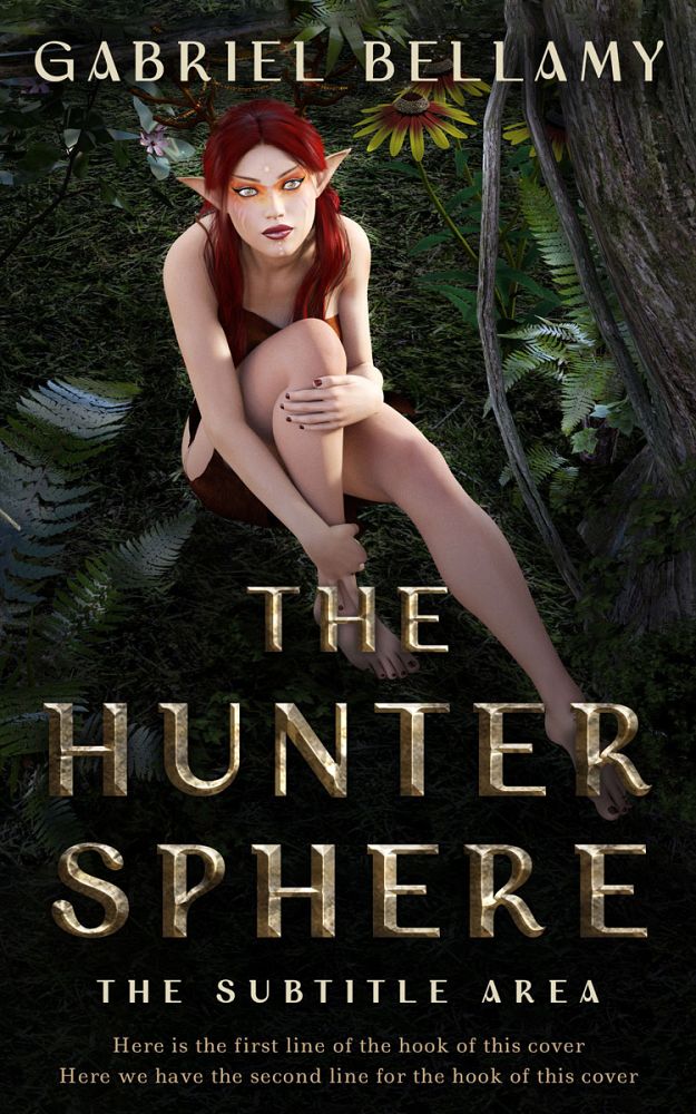 Front view of Rangoon Green #26200 - Premade Fantasy Book Cover | BookCoverZone
