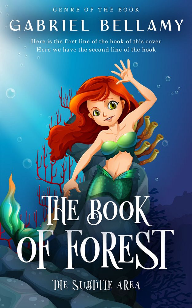 Front view of Biscay #26232 - Premade Children Book Cover | BookCoverZone