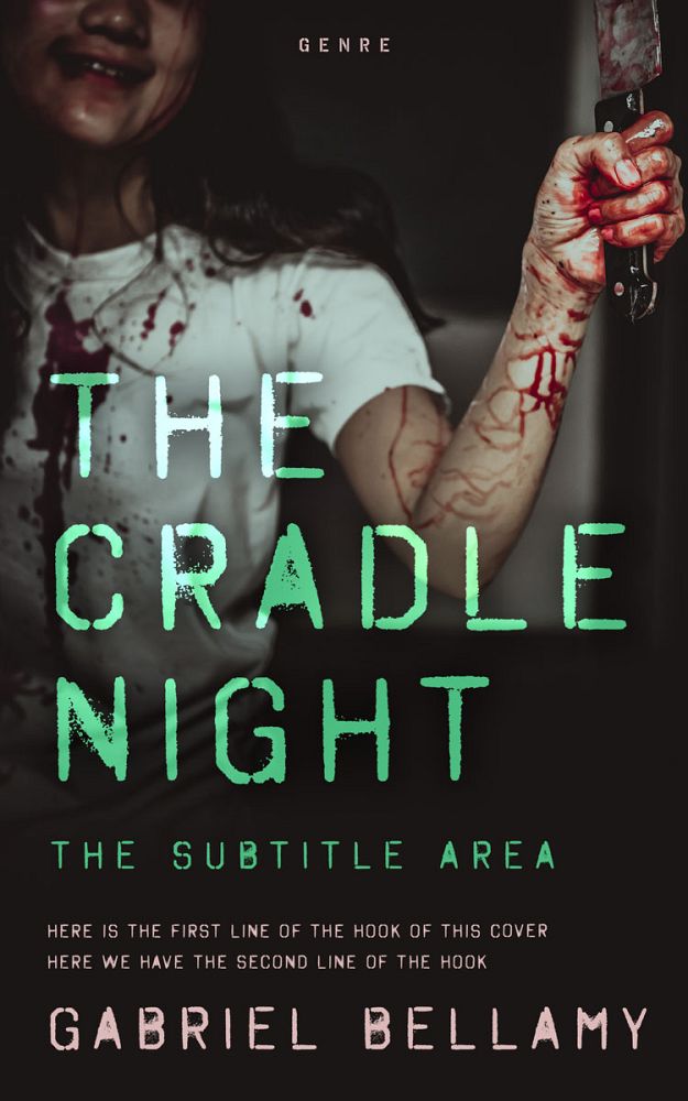 Front view of Cocoa Brown #26304 - Premade Horror Book Cover | BookCoverZone