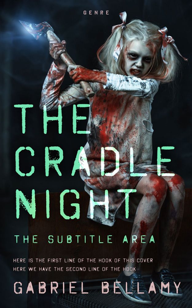 Front view of Woodsmoke #26305 - Premade Horror Book Cover | BookCoverZone