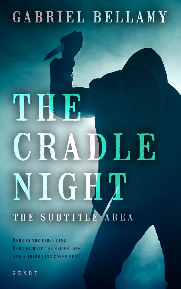 Front view of Opal #26309 - Premade Horror Book Cover | BookCoverZone