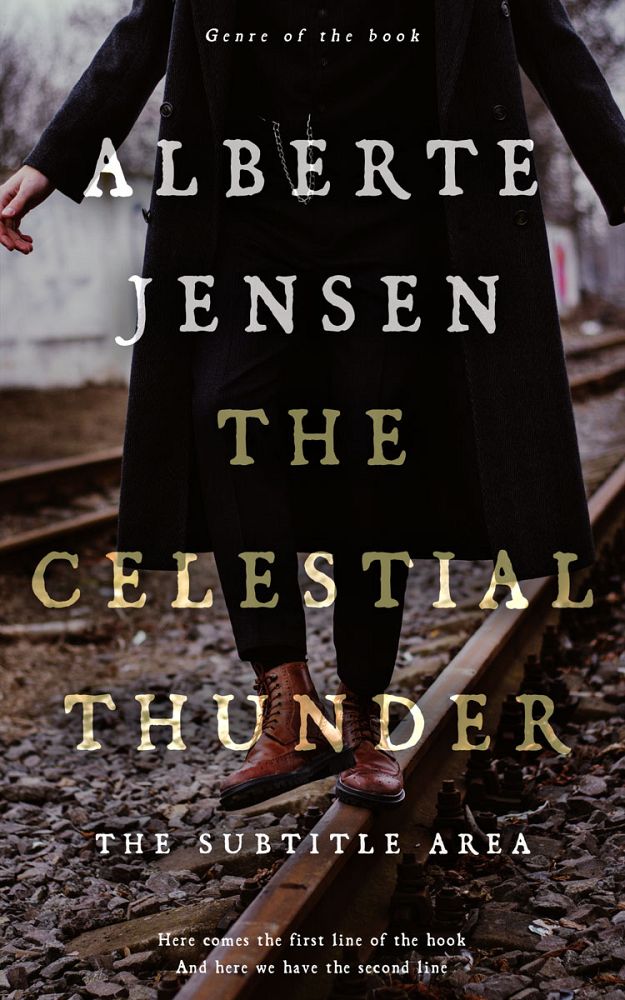 Front view of Cloudy #26328 - Premade Historical Book Cover | BookCoverZone