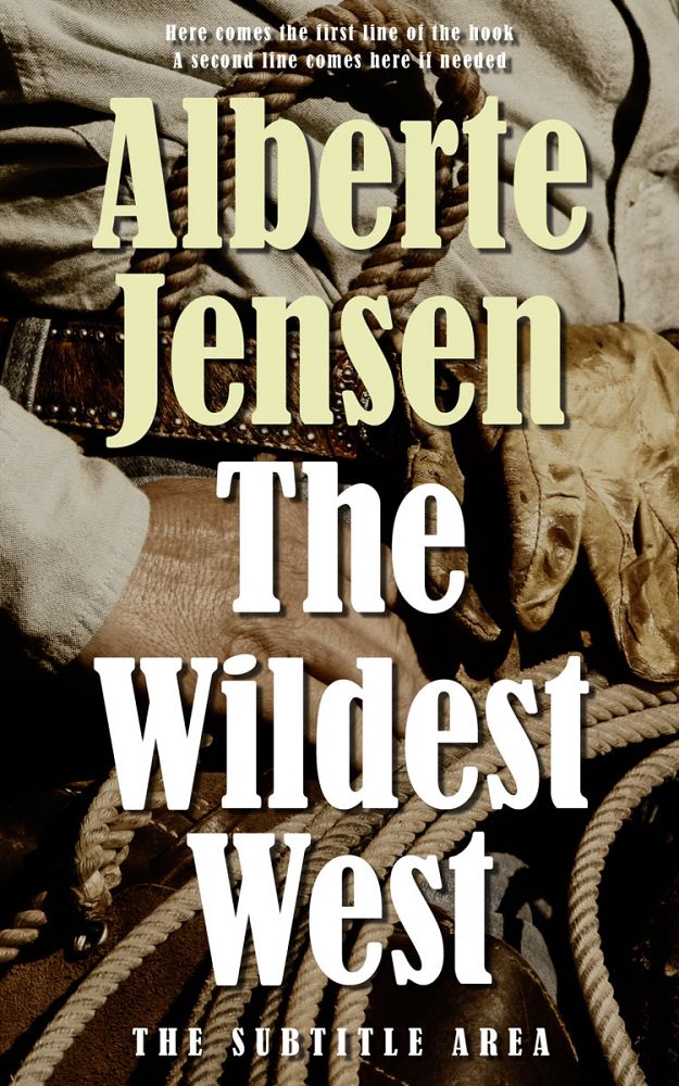 Front view of Eternity #26376 - Premade Western Book Cover | BookCoverZone