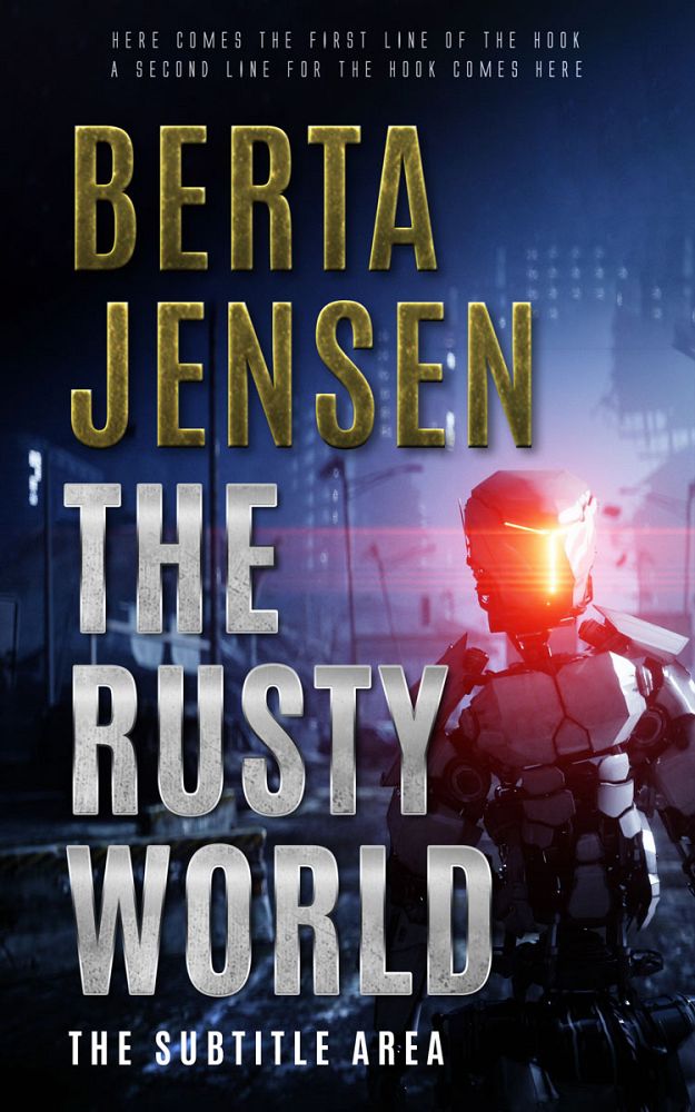 Front view of Thatch #26417 - Premade Science Fiction Book Cover | BookCoverZone
