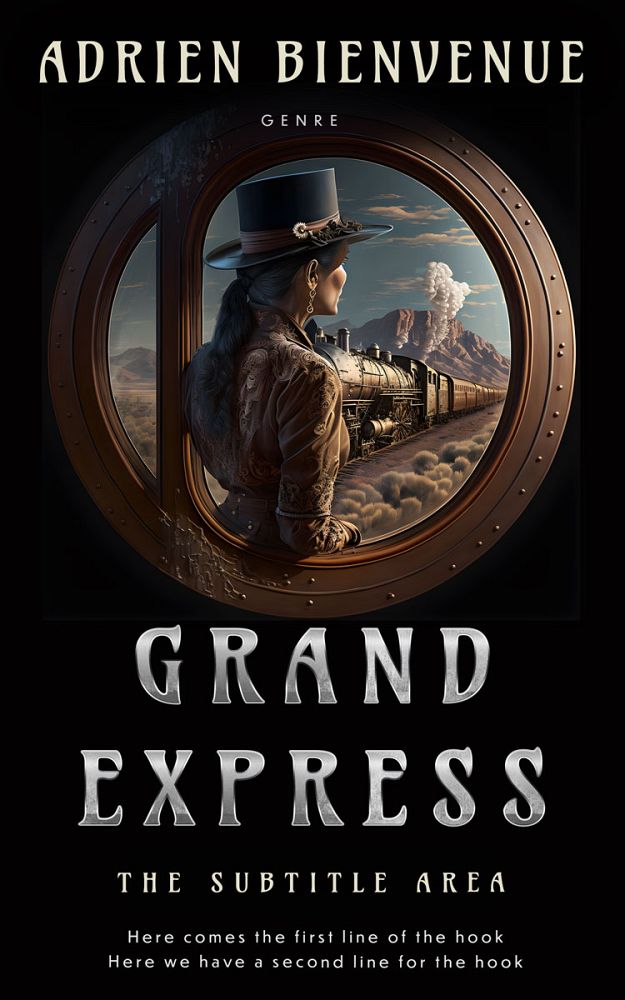 Front view of Cod Gray #26501 - Premade Historical Book Cover | BookCoverZone