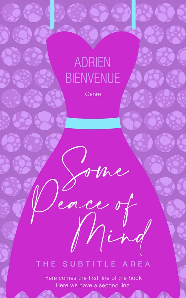Front view of Lavender #26517 - Premade Chick Lit Book Cover | BookCoverZone