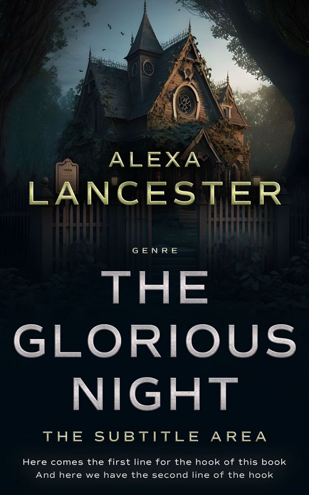Front view of Bunker #26538 - Premade Horror Book Cover | BookCoverZone
