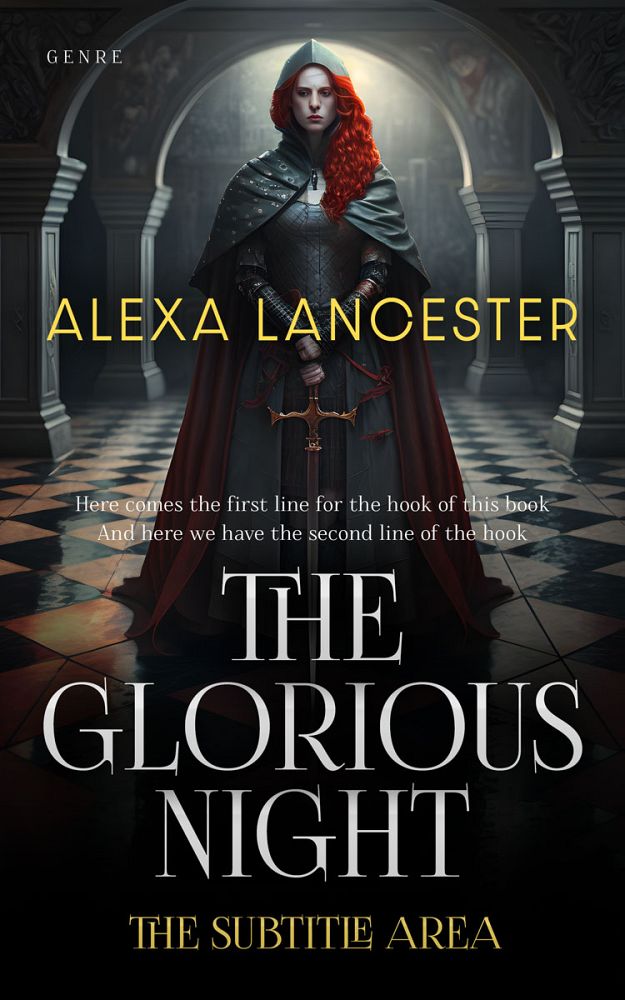 Front view of Shark #26608 - Premade Fantasy Book Cover | BookCoverZone