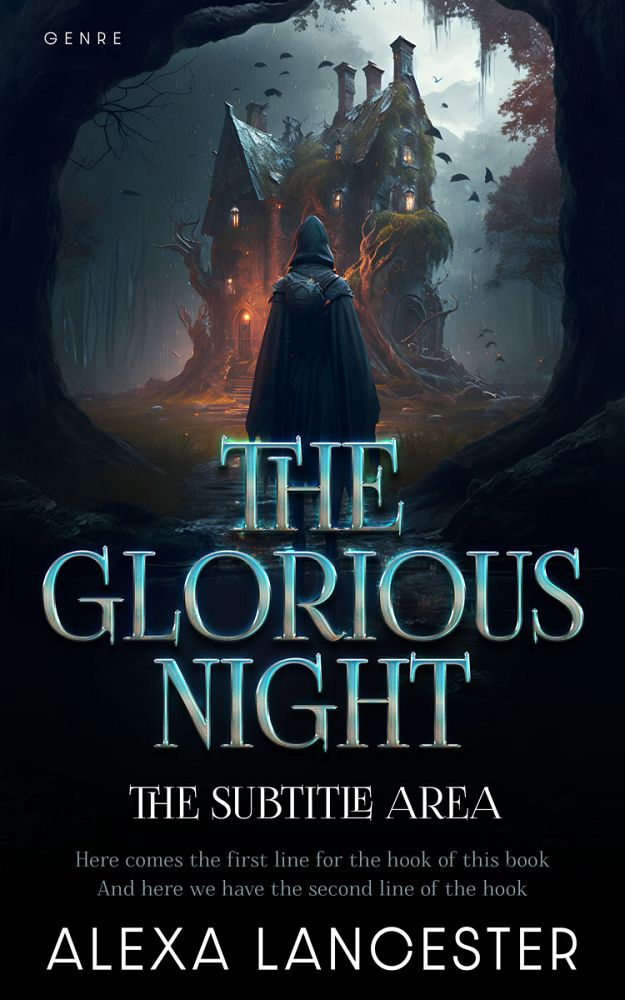 Front view of Bunker #26610 - Premade Fantasy Book Cover | BookCoverZone