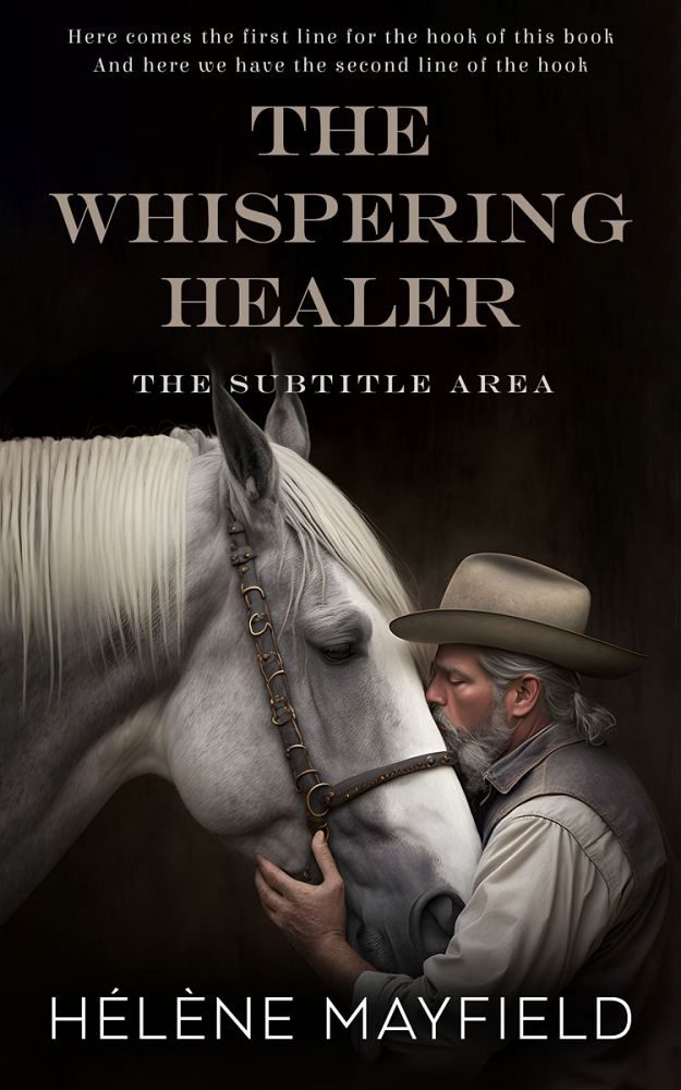 Front view of Bronco #26647 - Premade Western Book Cover | BookCoverZone