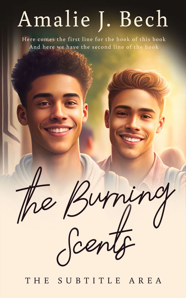 Front view of Almond #26717 - Premade Teen & Young Adult Book Cover | BookCoverZone