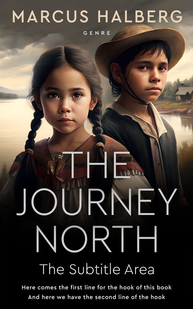 Front view of Akaroa #26939 - Premade Children Book Cover | BookCoverZone