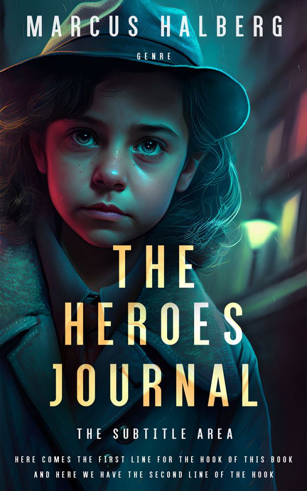 Front view of Mirage #26950 - Premade Children Book Cover | BookCoverZone