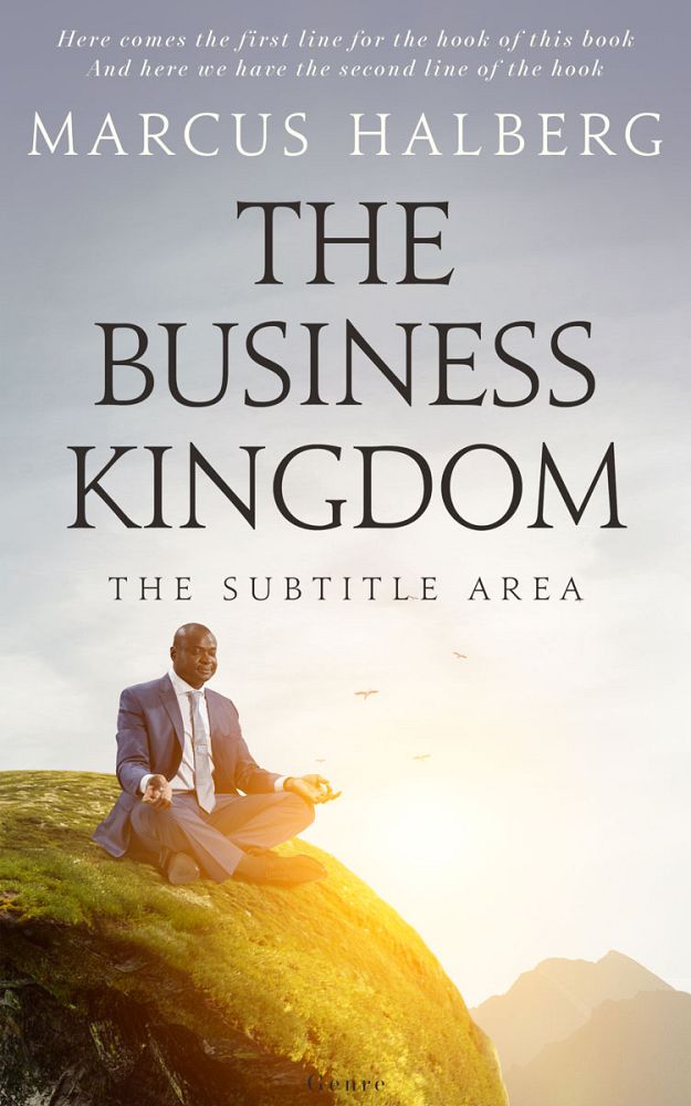 Front view of Timberwolf #27164 - Premade Business Book Cover | BookCoverZone