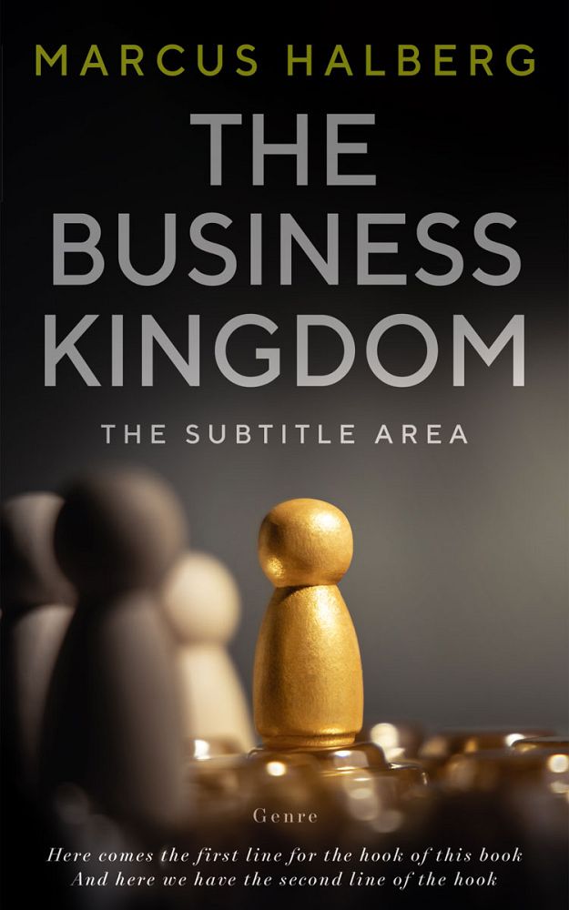 Front view of Cod Gray #27171 - Premade Business Book Cover | BookCoverZone