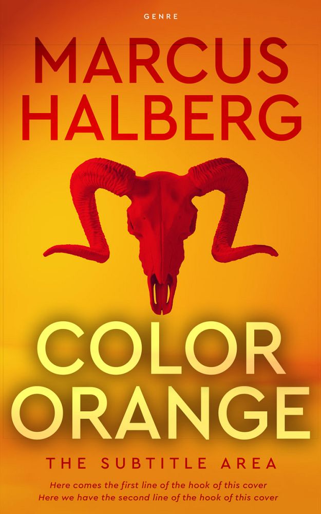 Front view of Golden Bell #27405 - Premade Horror Book Cover | BookCoverZone