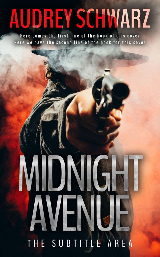 Front view of Tonys Pink #27697 - Premade Western Book Cover | BookCoverZone