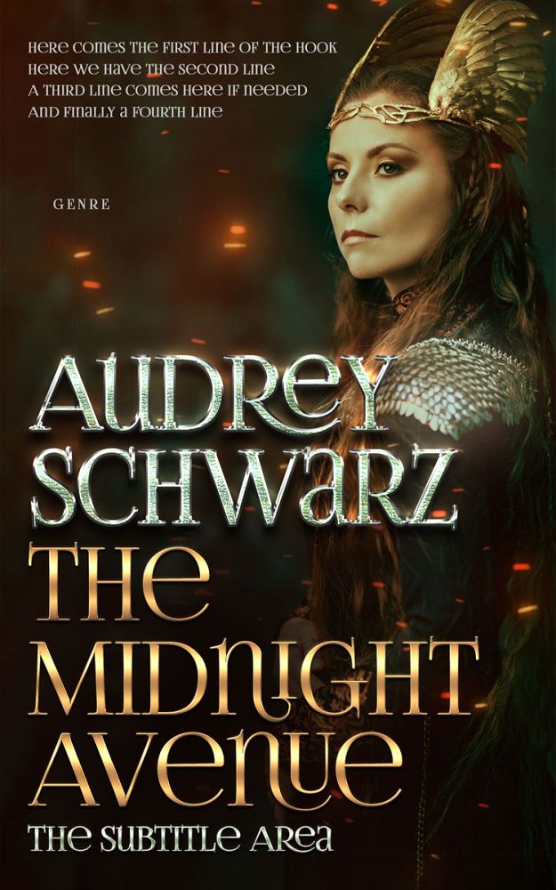 Front view of Eternity #27747 - Premade Fantasy Book Cover | BookCoverZone