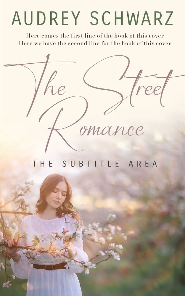 Front view of White Rock #27799 - Premade Romance Book Cover | BookCoverZone