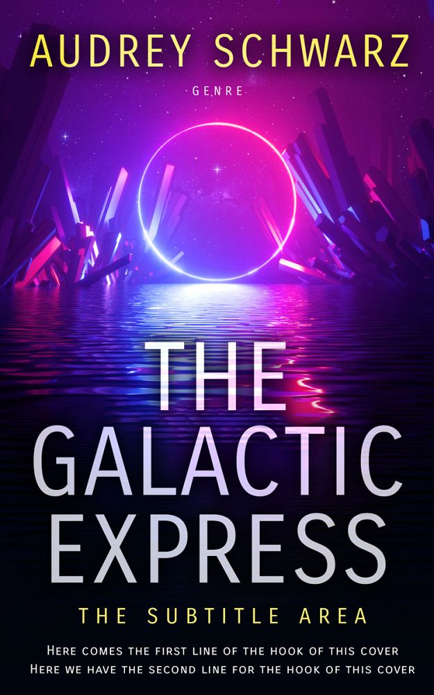Front view of Orchid #27818 - Premade Science Fiction Book Cover | BookCoverZone