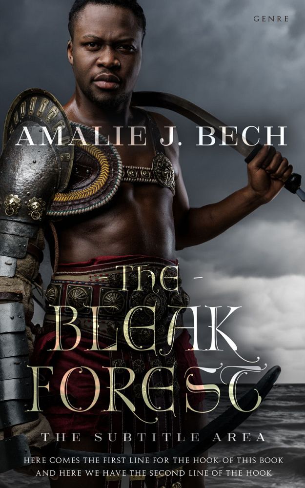 Front view of Thunder #27855 - Premade Fantasy Book Cover | BookCoverZone