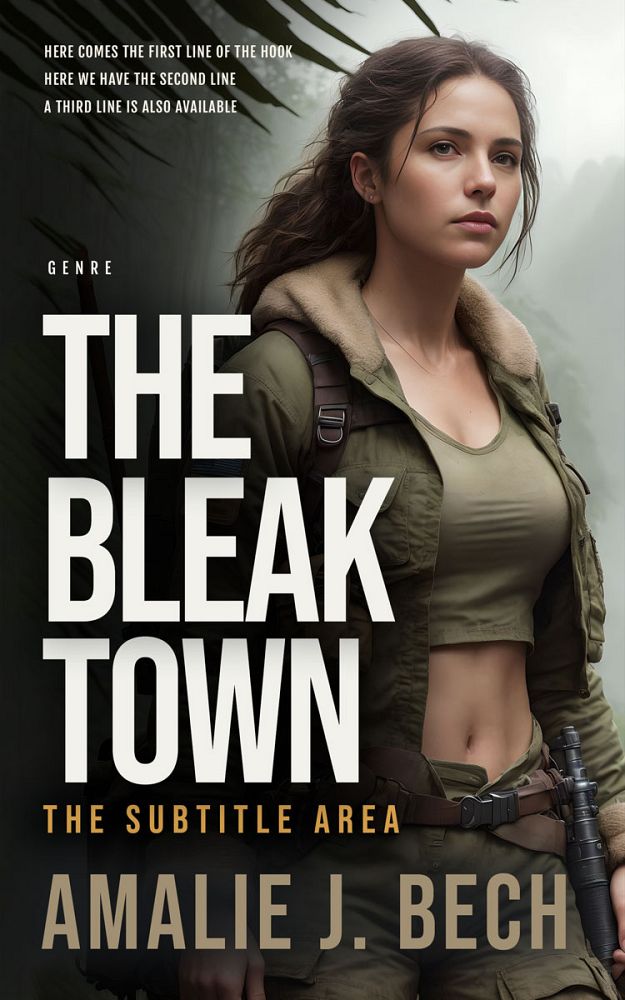 Front view of Swirl #27880 - Premade Mystery & Thriller & Suspense Book Cover | BookCoverZone