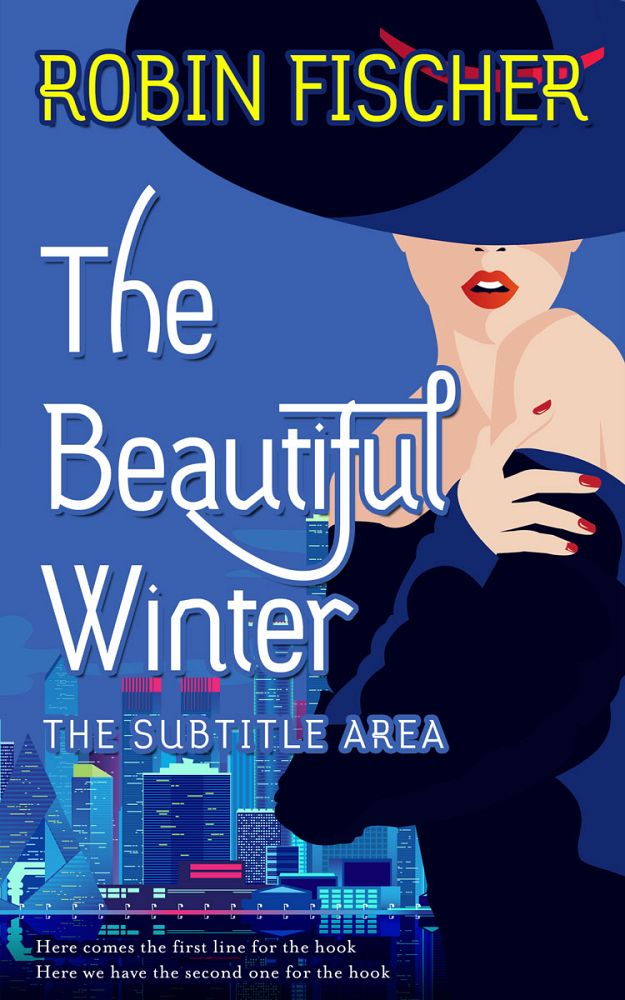 Front view of Sapphire #28046 - Premade Chick Lit Book Cover | BookCoverZone