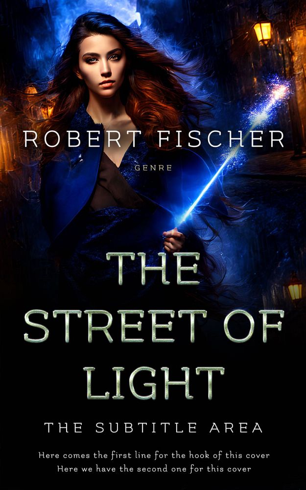 Front view of Ebony #28126 - Premade Paranormal & Urban Book Cover | BookCoverZone
