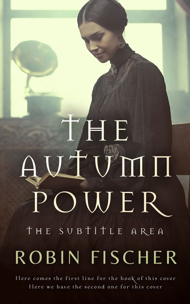 Front view of Beryl Green #28139 - Premade Historical Book Cover | BookCoverZone