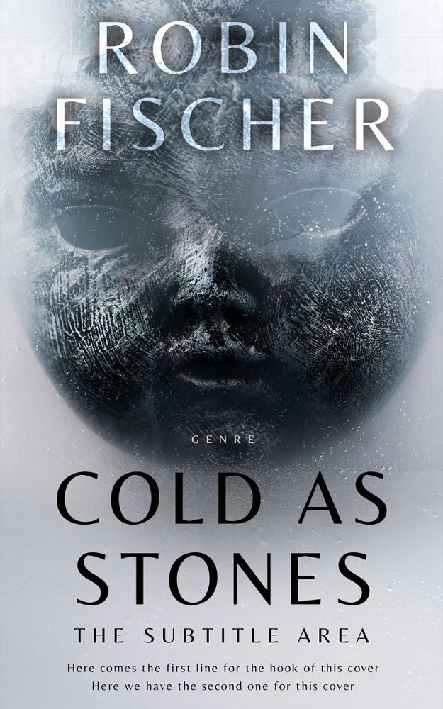 Front view of French Gray #28150 - Premade Horror Book Cover | BookCoverZone