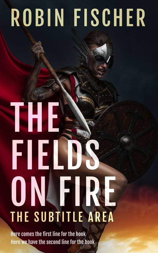 Front view of Cameo #28226 - Premade Fantasy Book Cover | BookCoverZone