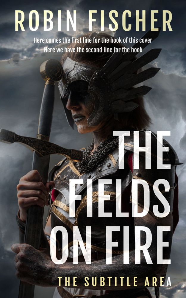 Front view of Shark #28227 - Premade Fantasy Book Cover | BookCoverZone