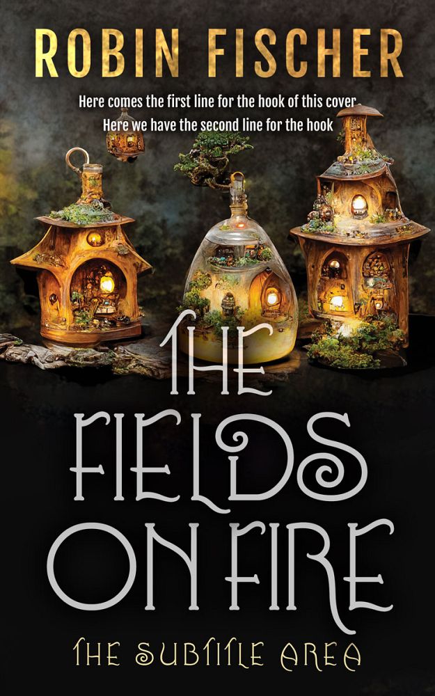 Front view of Tan #28230 - Premade Fantasy Book Cover | BookCoverZone