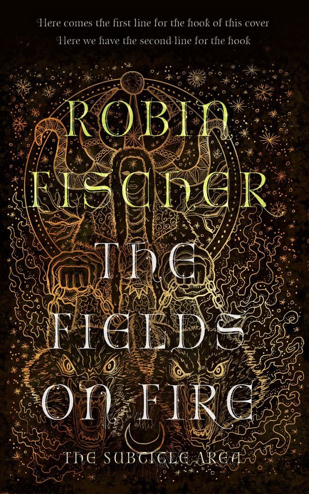 Front view of Crowshead #28241 - Premade Fantasy Book Cover | BookCoverZone