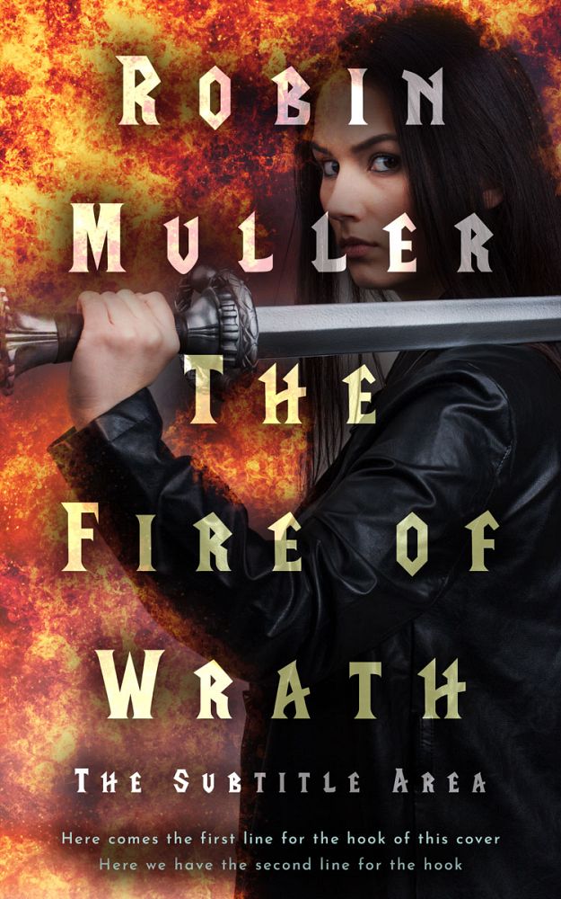 Front view of Copperfield #28286 - Premade Fantasy Book Cover | BookCoverZone