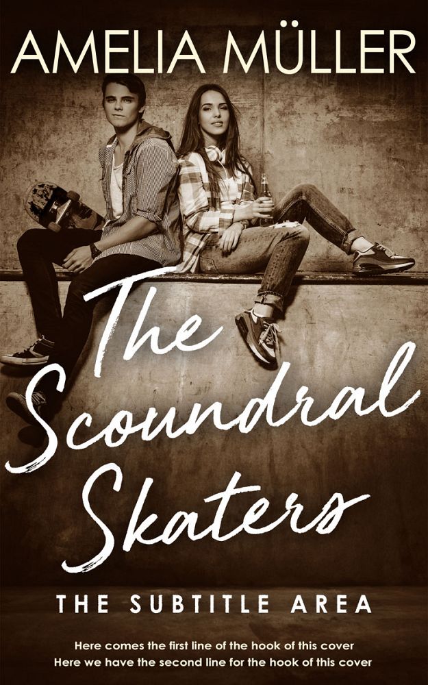 Front view of Coffee Bean #28370 - Premade Teen & Young Adult Book Cover | BookCoverZone