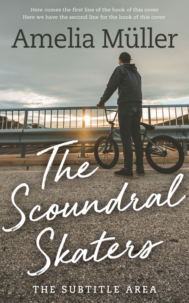 Front view of Pablo #28371 - Premade Teen & Young Adult Book Cover | BookCoverZone