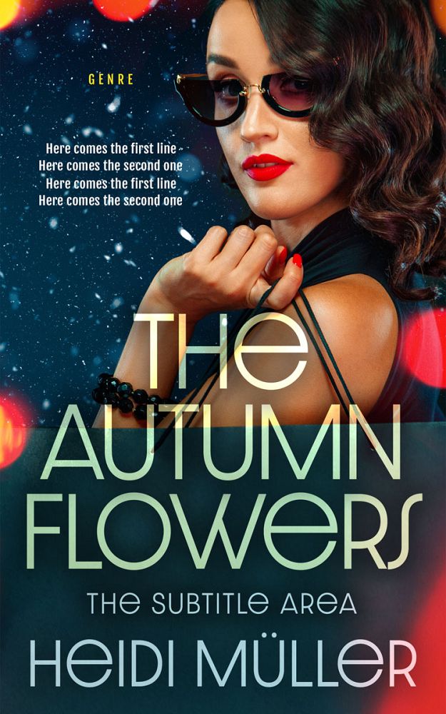 Front view of Old Rose #28395 - Premade Chick Lit Book Cover | BookCoverZone