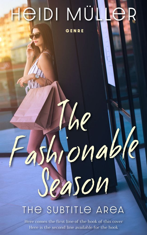 Front view of Charade #28403 - Premade Chick Lit Book Cover | BookCoverZone