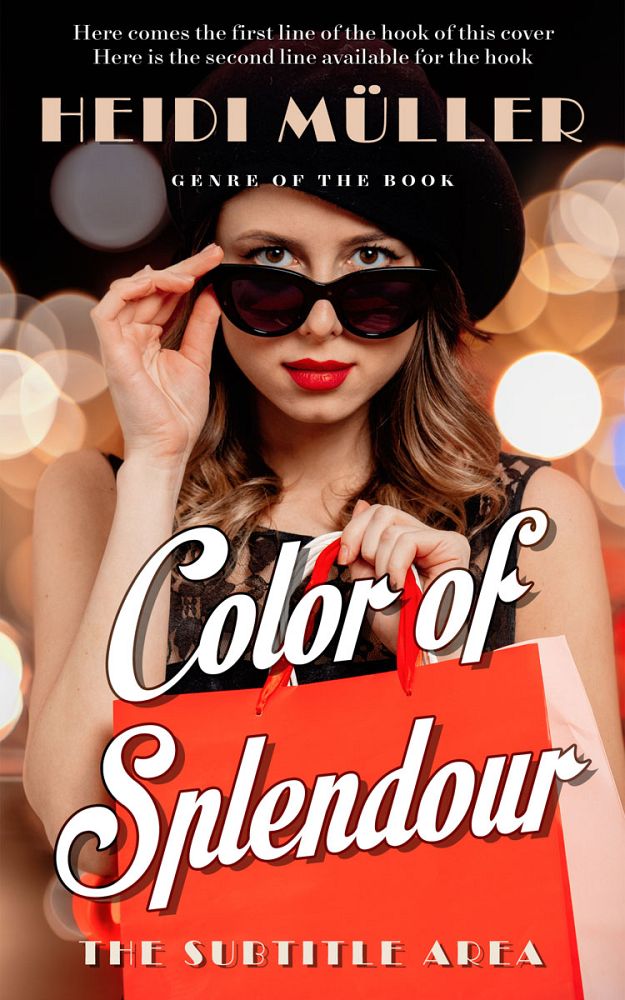 Front view of Night Rider #28420 - Premade Chick Lit Book Cover | BookCoverZone