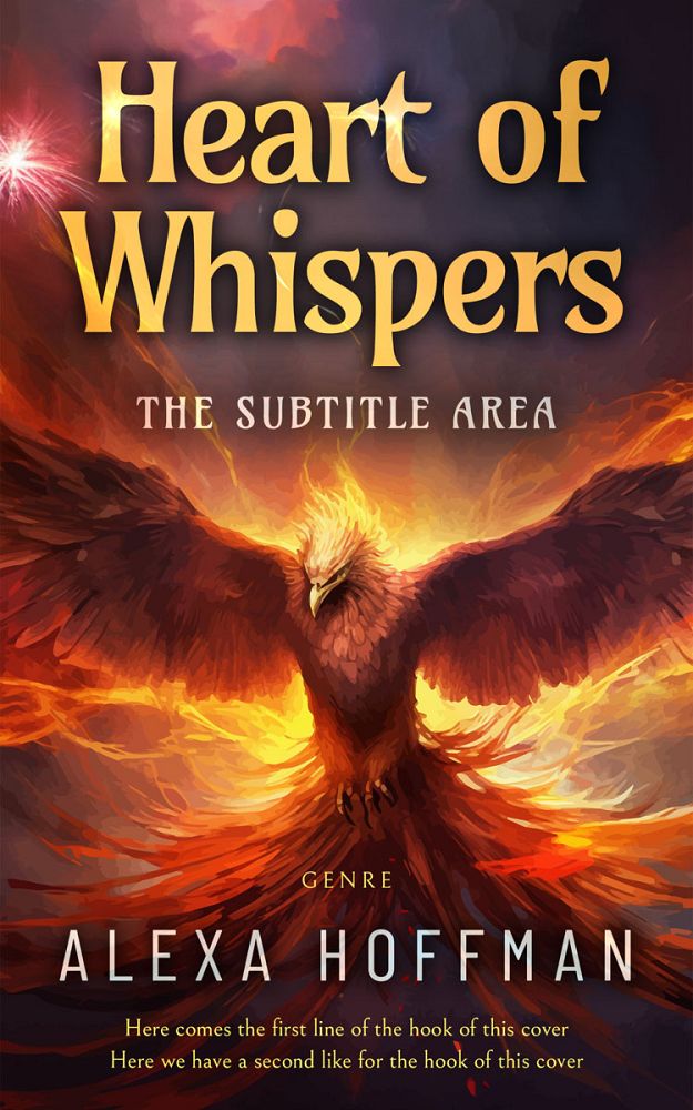 Front view of Crater Brown #28559 - Premade Fantasy Book Cover | BookCoverZone
