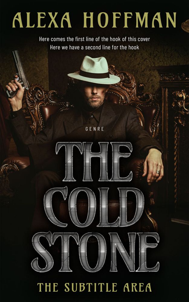 Front view of Zeus #28589 - Premade Western Book Cover | BookCoverZone