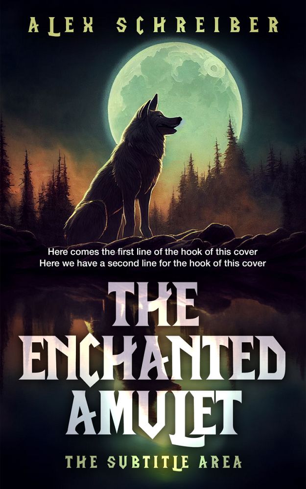 Front view of Foggy Gray #28699 - Premade Horror Book Cover | BookCoverZone