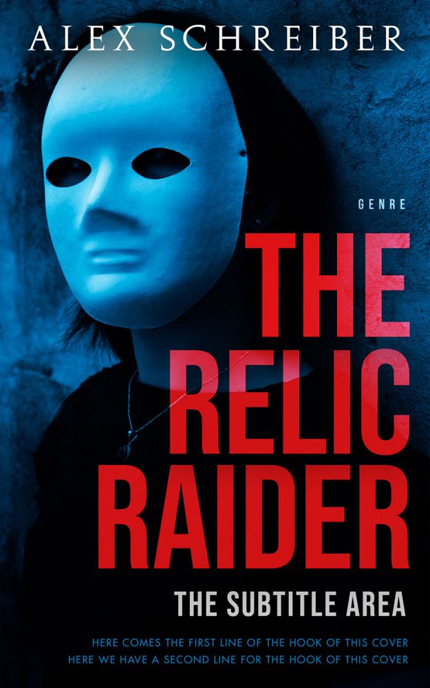 Front view of Brick Red #28763 - Premade Horror Book Cover | BookCoverZone