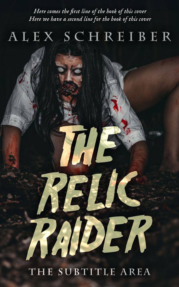 Front view of Cod Gray #28817 - Premade Horror Book Cover | BookCoverZone