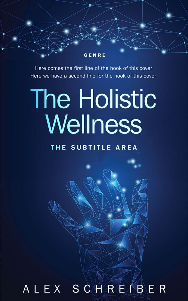 Front view of Blue Zodiac #28838 - Premade Religion & Spirituality Book Cover | BookCoverZone