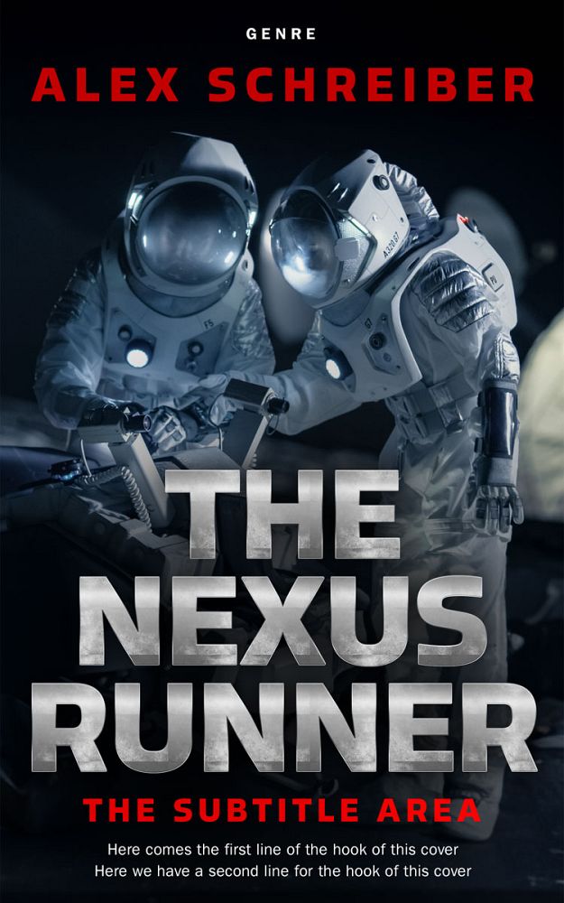 Front view of Thatch #28862 - Premade Science Fiction Book Cover | BookCoverZone