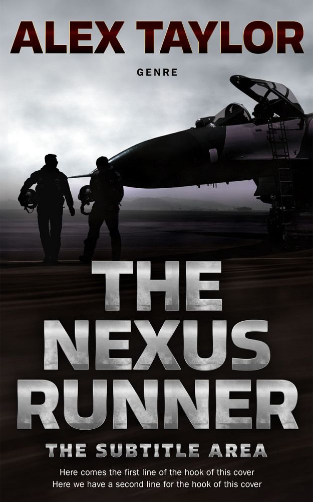 Front view of Cocoa Brown #28880 - Premade Action & Adventure Book Cover | BookCoverZone