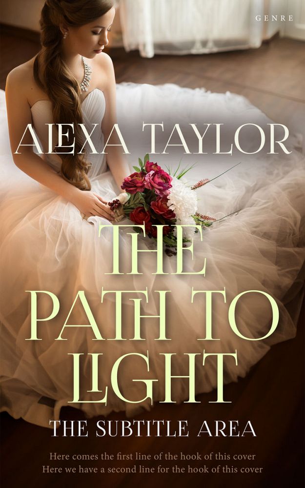 Front view of Domino #28952 - Premade Romance Book Cover | BookCoverZone