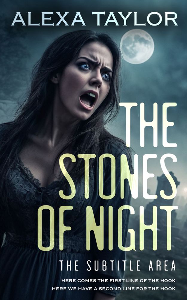 Front view of Mirage #28963 - Premade Horror Book Cover | BookCoverZone
